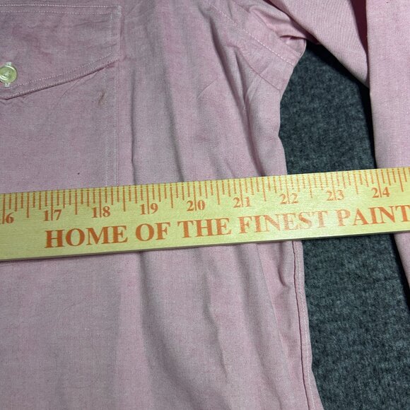 Luskey's Ryon's VTG Pink Western Shirt Mens Large Cowboy Rodeo Distressed 70s - Picture 5 of 11